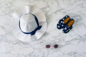 blue and white accessories for toddler girls
