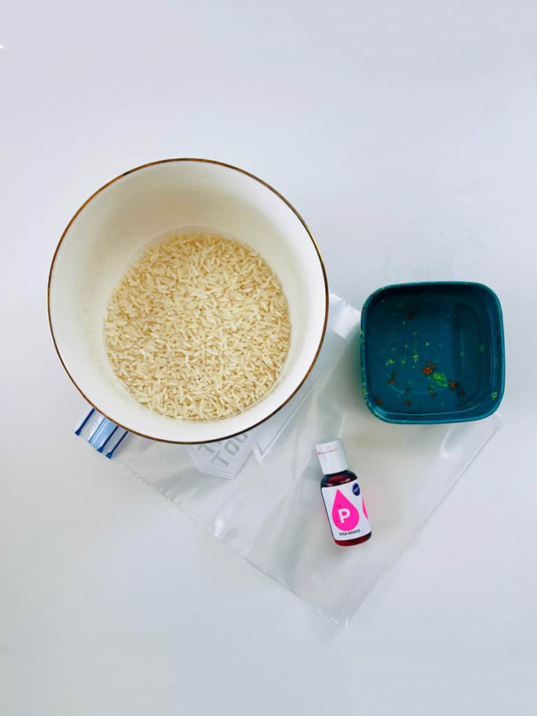 how to make colorful rice